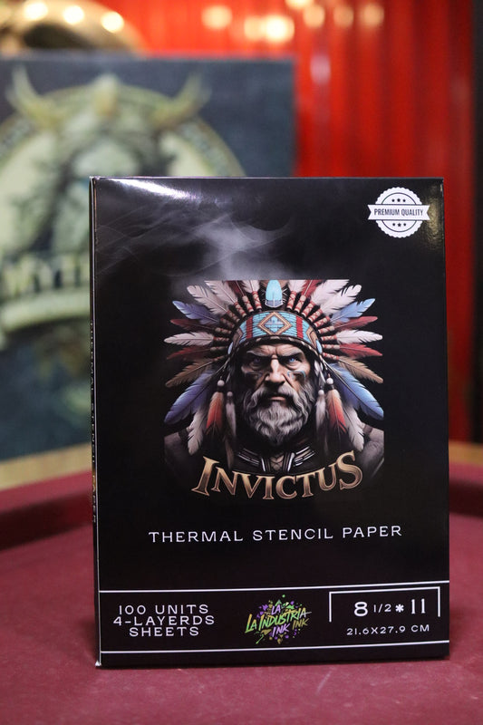 Resma Stencil Invictus Marca Mythology