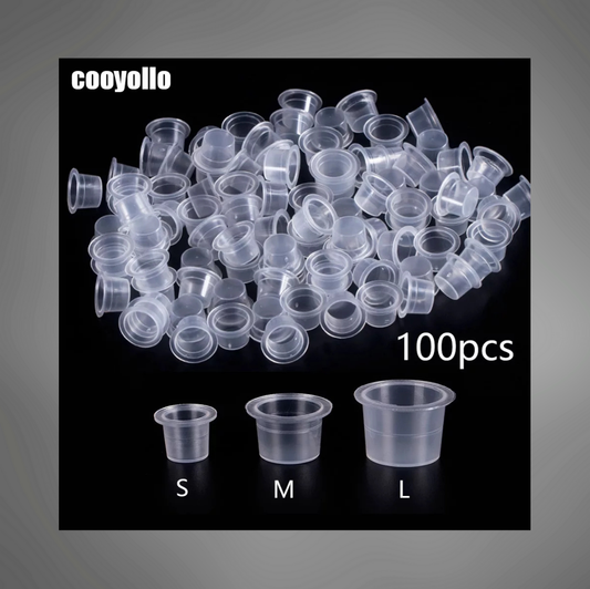Cups para tatuar x 100 unidades 14x17mm